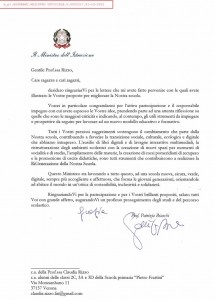 foto lettera ministro